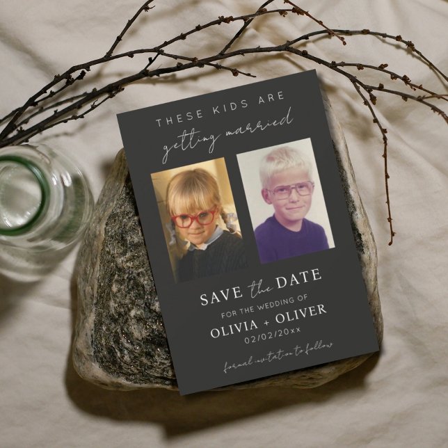 Budget, minimalist these kids are getting married  save the date (Creator Uploaded)