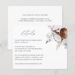 Budget MOD Coconut Coral White Floral Details 2