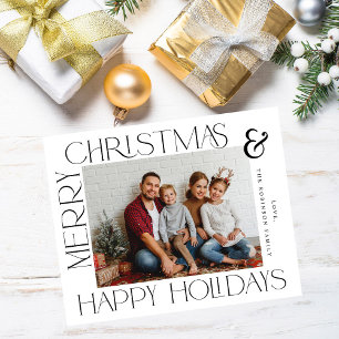 Budget MOD Frame Merry Christmas & Holidays Photo Flyer