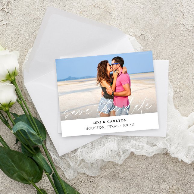 Budget MOD Photo & Calligraphy 4 W Save the Date (Creator Uploaded)