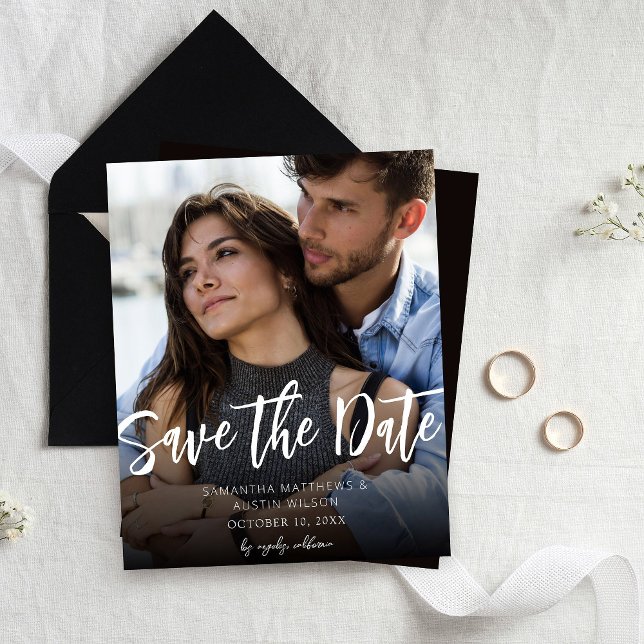 Budget MOD V Photo Bold Save the Date - Darker (Creator Uploaded)