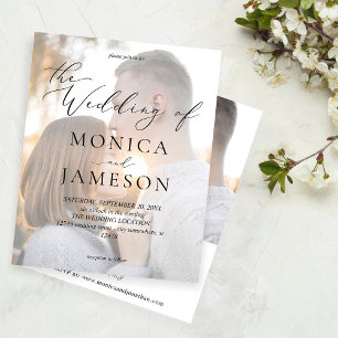 Budget Modern Calligraphy V2 Photo Wedding