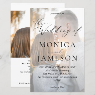 Budget Modern Calligraphy V2 Photo Wedding MED