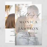 Budget Modern Calligraphy V2 Photo Wedding MED