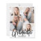 Budget Modern Four Photo Script Graduation Invite