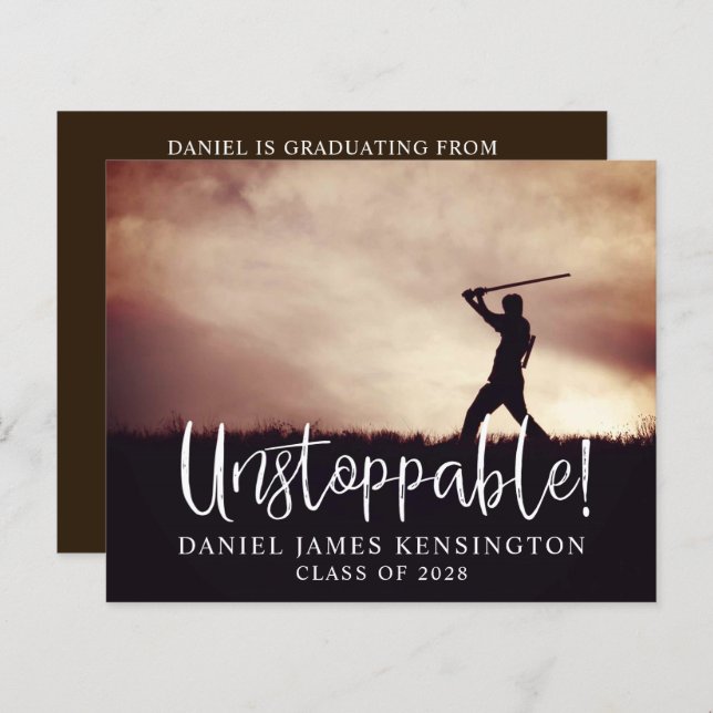 Budget Modern Graduation Photo  (Front/Back)