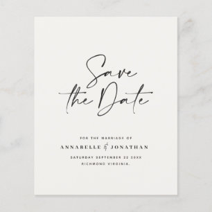 budget Modern handwritten typography wedding 