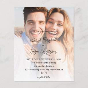 Budget Modern Photo 7 Vertical Wedding V2-C Flyer
