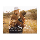 Budget Modern Photo Save the Date Handwritten