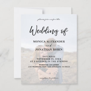 Budget Modern Photo Vertical 2 Wedding