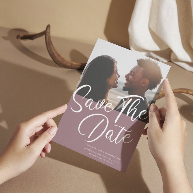 Budget Modern Plaid Save the Date Wedding (Creator Uploaded)