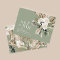 budget Modern rustic pampas save the date