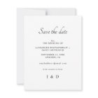 Budget Modern Save The Date Photo Wedding Invite