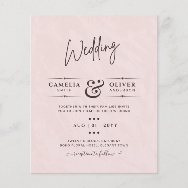 Budget Monochrome Colour Typography Only (Front)