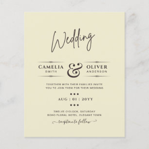 Budget Monochrome Colour Typography Only