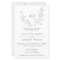 Budget Monogram Floral Wedding Invitation Flyer