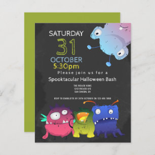 BUDGET Monster Bash Halloween Party Personalised