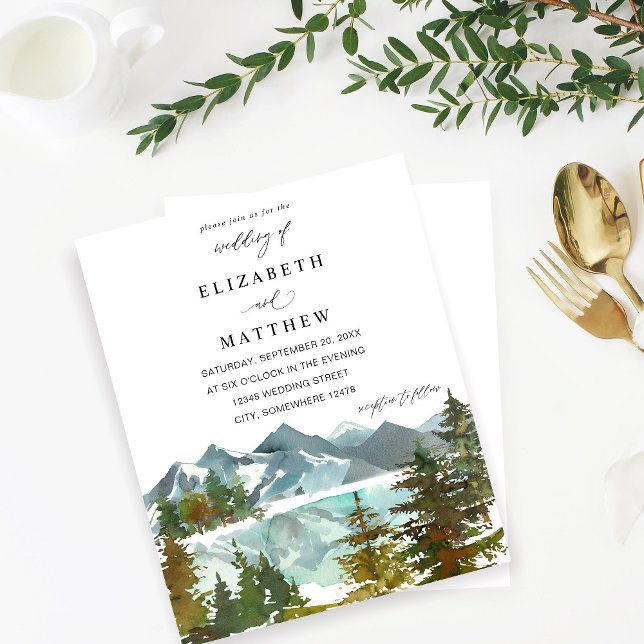 Budget Mountains & Trees Rustic Wedding (Creator Uploaded)