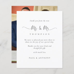 Budget Mr Mr Script Photo Gay Wedding Thanks