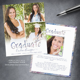 Budget Multi-Colour Brush Graduate Announcement