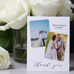 Budget Multi Photos Wedding Thank you Cards