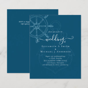 BUDGET  Nautical Ships Wheel Wedding
