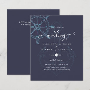 BUDGET  Nautical Ships Wheel Wedding