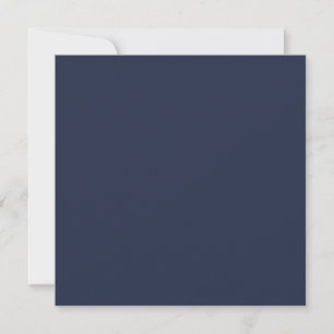BUDGET Navy Blue Monochrome WEDDING Invitation