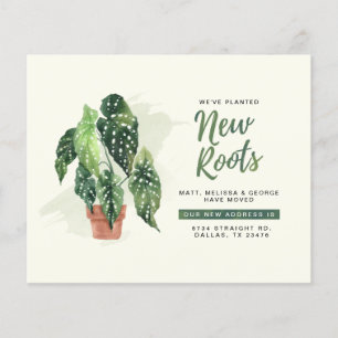 Budget New Address Moving Announcement