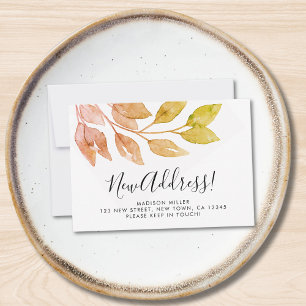 Budget New Address Moving Announcement Card