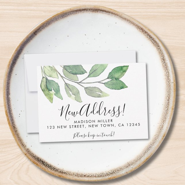  Budget New Address Moving Announcement Mini Card (Creator Uploaded)