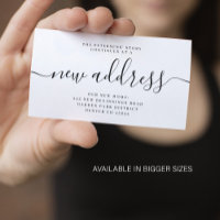 Budget new address script moving announcement