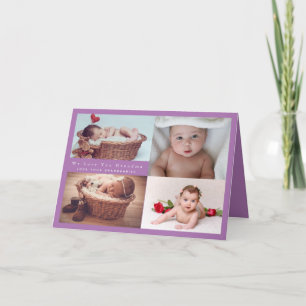 BUDGET New Baby Announcement Photo Collage