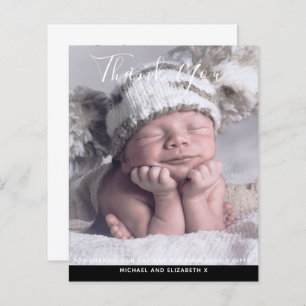 BUDGET New Baby PHOTO THANK YOU Cards