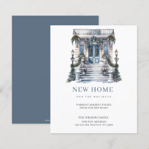 BUDGET New Home Christmas Door Holiday Moving Card