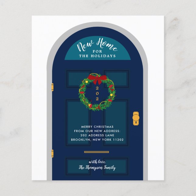 BUDGET New Home for the Holidays Blue Door Moving (Front)