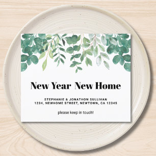 Budget New Home Moving Announcement Card