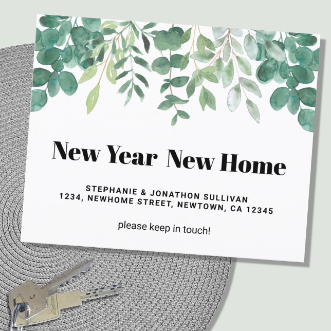 Budget New Home Moving Announcement Card (Creator Uploaded)