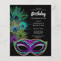 Budget New Orleans Mardi Gras Birthday Party