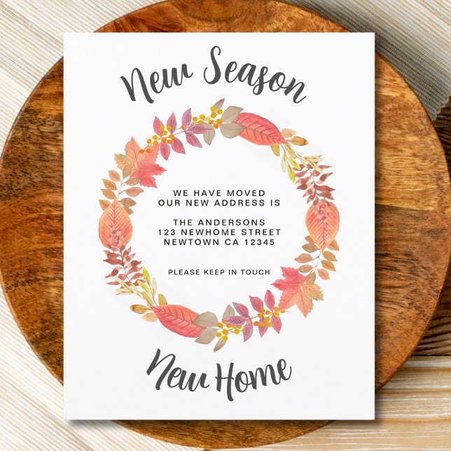 Budget New Season New Home Moving Announcement (Creator Uploaded)