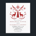 Budget Nordic Buck and Doe Rehearsal Dinner<br><div class="desc">Budget Nordic Buck and Doe Rehearsal Dinner Invitation</div>