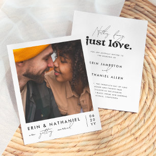 Budget Nothing Fancy Just Love Retro Wedding