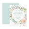Budget Oh Baby Floral Wreath Shower Invitation
