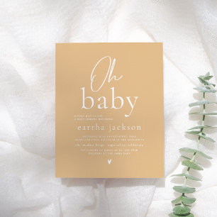 Budget Oh Baby Groovy Yellow Floral Baby Shower