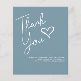 Budget Oh Baby Modern Boy Baby Shower Thank You