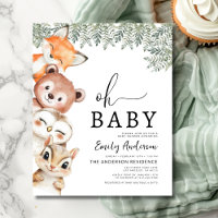 Budget Oh Baby Woodland Animals Baby Shower