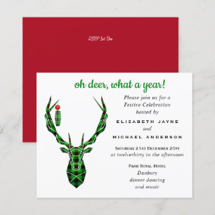 Budget Oh DEER what a year 2020 Christmas Invite