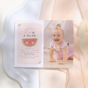 Budget One In A Melon Girl 1st Birthday Party 
