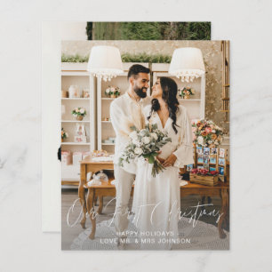 Budget Our First Christmas Vertical & H Two Photo