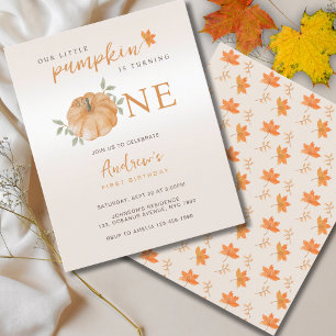 Budget Our Little Pumpkin Fall 1st Birthday